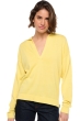 Cashmere & Cotton ladies v necks solene granita s